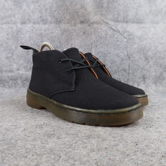 Dr. Martens Shoes - Dr Martens Shoes Womens 5 Boots Daytona Desert Chukka Black Classic Casual Twill